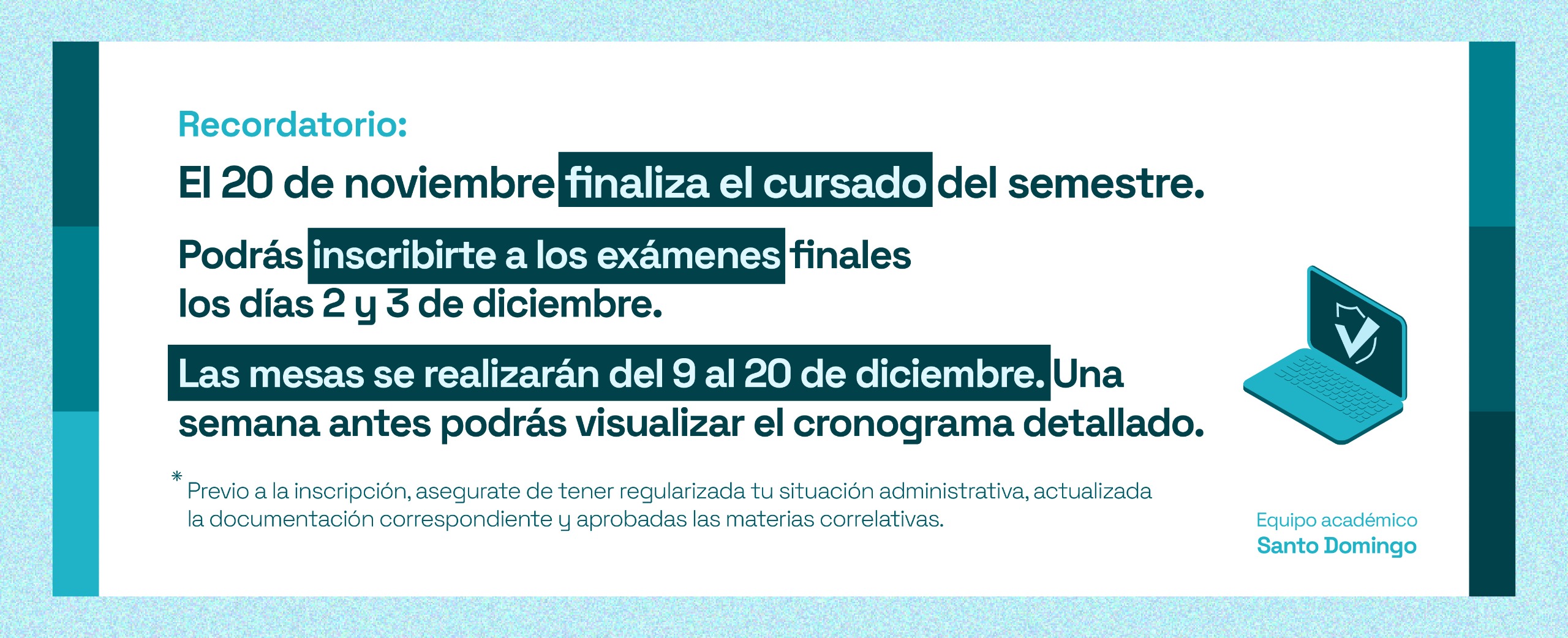 Inscripción a exámenes